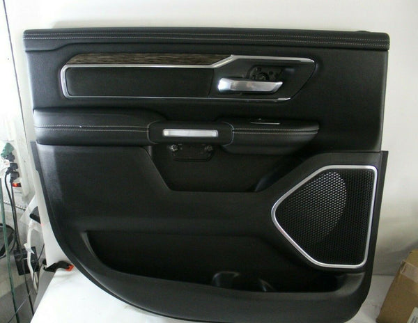 19 20 21 Ram 1500 2500 Interior Door Panel Left Rear OEM Black Wood Laramie