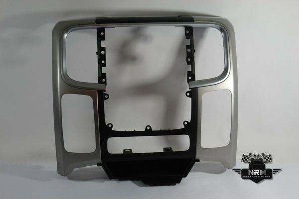 13 14 15 16 17 18 Dodge Ram 1500 2500 3500 Radio Bezel Center Trim Silver Black