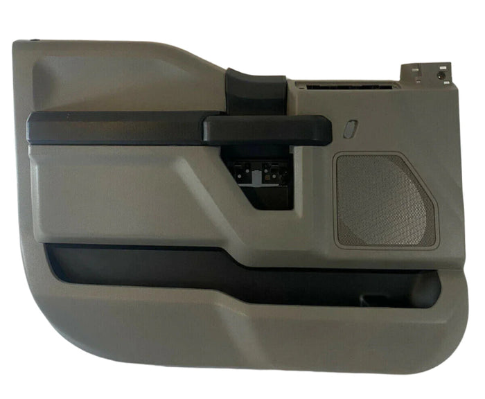 2017 2018 2019 2020 Ford F-250 F-350 F-450 F-550 Front Left LH Door Panel Trim Gray With Black