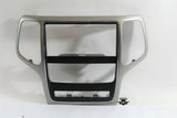 11 12 13 Jeep Grand Cherokee Center Trim Radio Panel Bezel Silver OEM