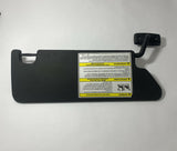 07 08 09 Jeep Wrangler JK LH Left Driver Plastic Sunvisor Sun Visor Black