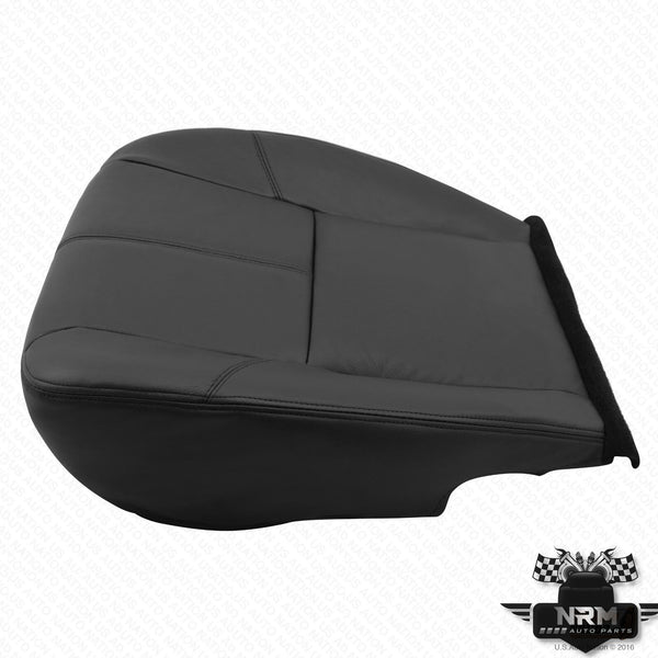 2007-2013 Chevrolet Silverado 1500/2500HD/3500HD Left Side Seat Cover Leather Ebony Black