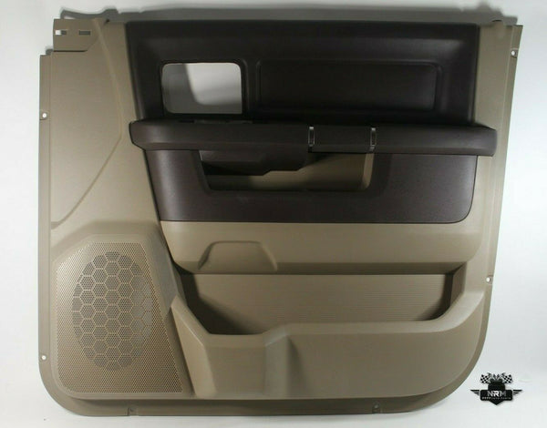 09 10 11 12 Dodge Ram 1500 Door Panel Trim Right RH Passenger Front Tan Brown