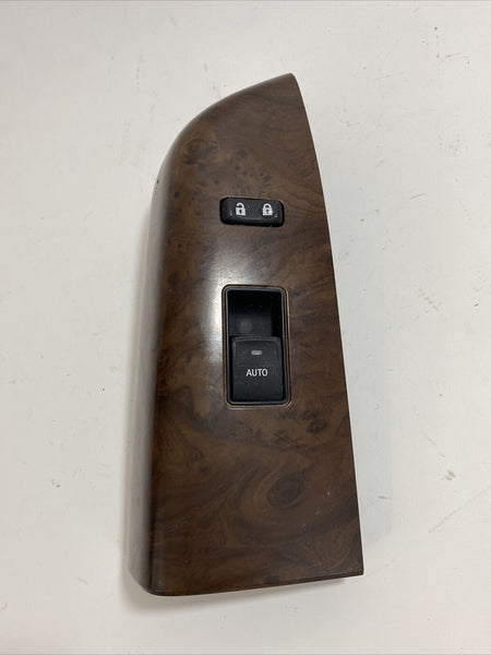 2007 - 2013 Toyota Tundra Sequoia Right Front Door Window Switch Wood