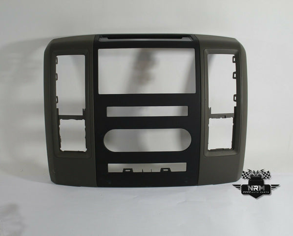 2009 2010 2011 2012 Dodge Ram 1500 2500 3500 Center Dash Radio Bezel Trim Gray Grey