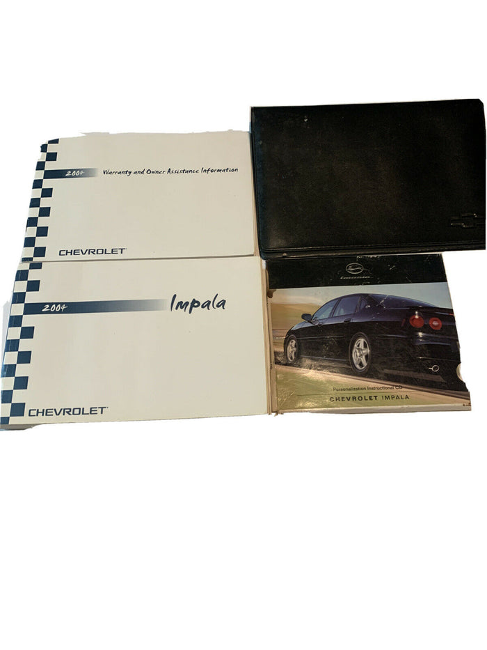 2004 Chevrolet Impala User Guide Owner's Manual Handbook w/ Case