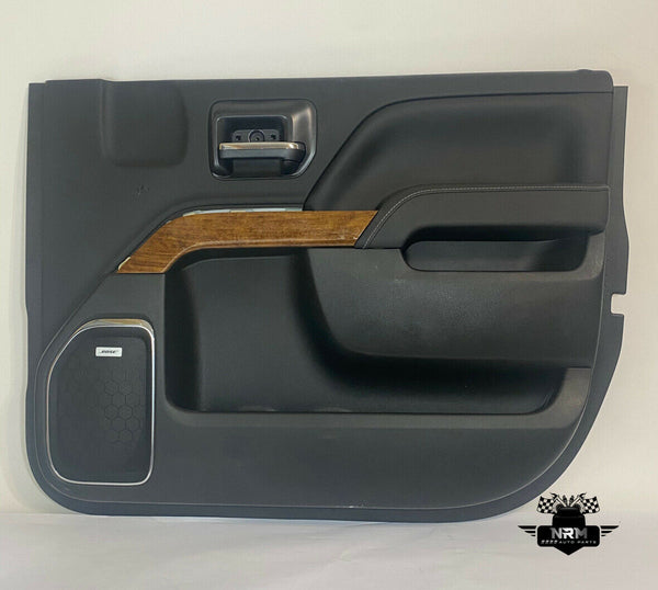 14 15 16 17 18 Chevy Silverado 1500 Front Right Door Panel Trim Black Woodgrain