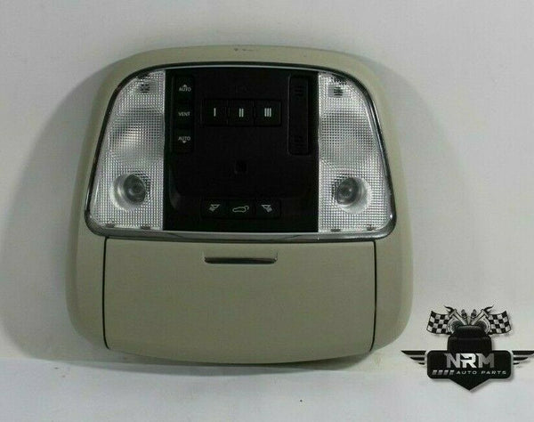 2011 2012 Dodge Durango Overhead Console Tan with Sunroof Rear Hatch Garage Door