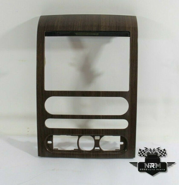 2004 - 2008 Ford F-150 Center Dash Trim Wood Radio Bezel Panel Auto Temp