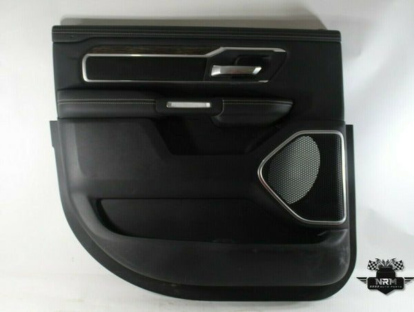 19 20 21 Ram 1500 2500 3500 Interior Door Panel Rear Left OEM Black Wood Laramie