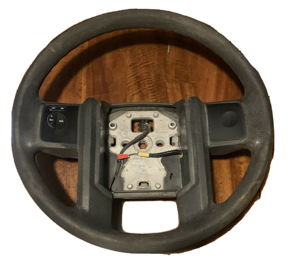 2008-2010 Ford F-250 F-350 Steering Wheel w/ Cruise Control Switch Black