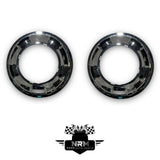 2003 - 2018 Dodge Ram 3500 Rear Wheel Hub Cap Simulator 2 Piece Chrome