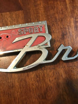 1966-1977 Ford Bronco Fender Emblem c6tb-16b114-a OEM broken tab