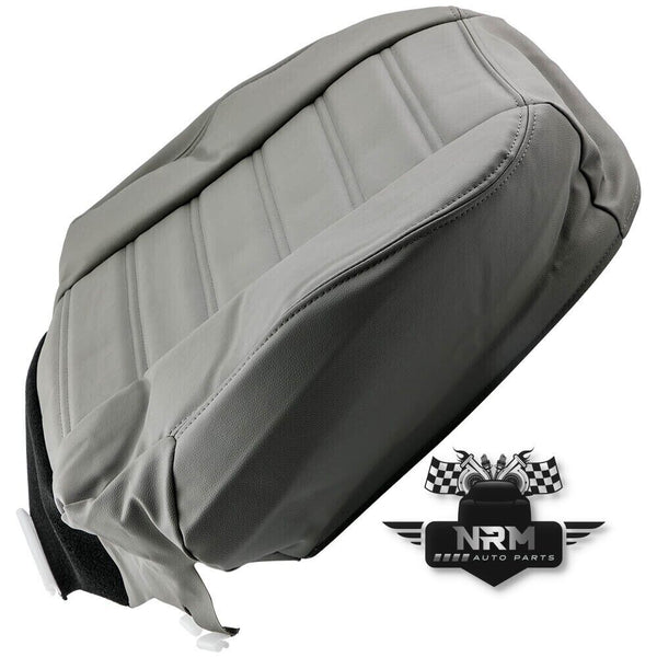 2003-2007 Hummer H2 Driver Left Side Seat Cover Synthetic Leather Wheat Gray