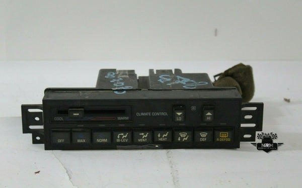 93 94 Oldsmobile Cutlass Supreme Base A/C Heater Climate Control Temperature