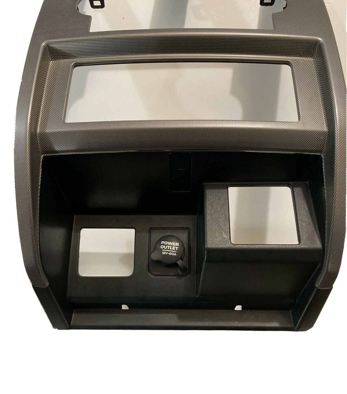 thumbnail image 2 of OEM Radio Bezel & Heater Vent Trim – 2005-2007 Dodge Dakota Center Dash Panel (Black) 2 of 6