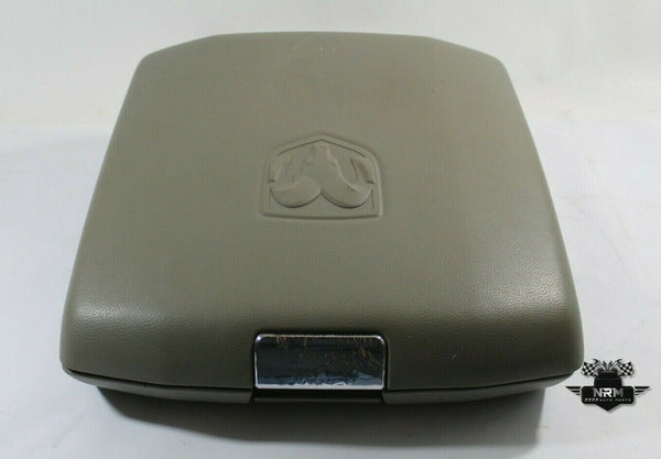 09 10 11 12 Dodge Ram 1500 2500 3500 Center Console Lid Tan Arm Armrest Top Pad