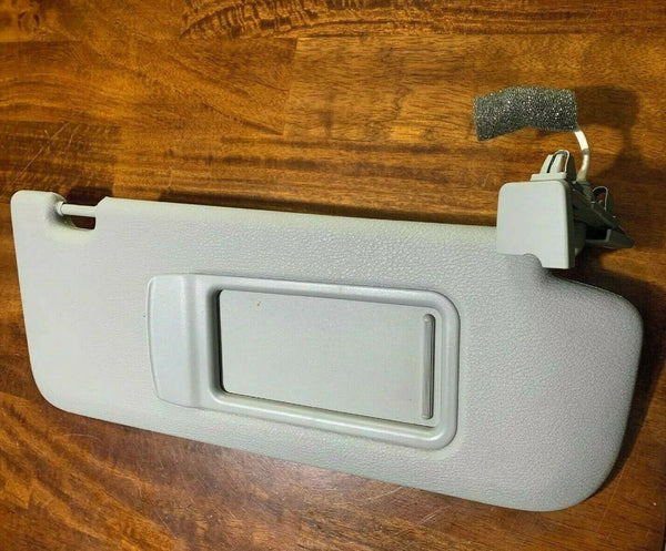 2011 - 2017 BMW X3 Right Side Passengers Sun Visor Gray w/ Mirror