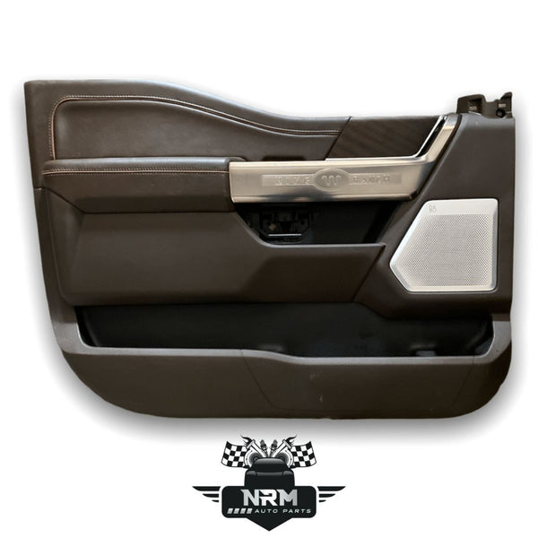 2021-2022 Ford F-150 King Ranch Front Left Door Panel Brown ML3B-1623943-ML3EL6