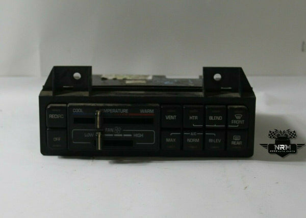 1995 - 1999 Buick LeSabre AC Temperature Control W/ Levers Opt C67 Manual