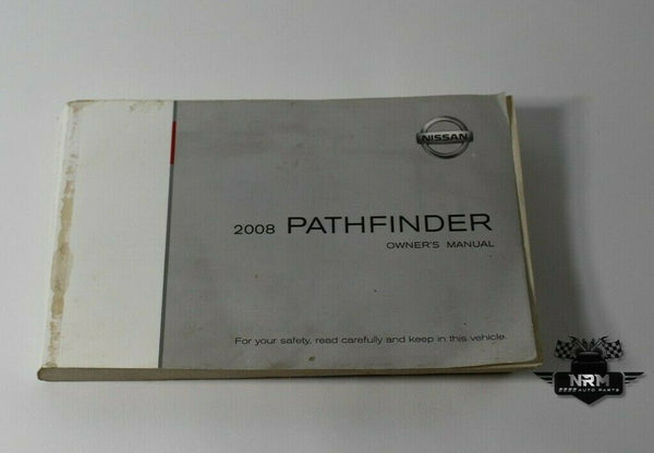 08 Nissan Pathfinder Owners Manual User Guide OEM