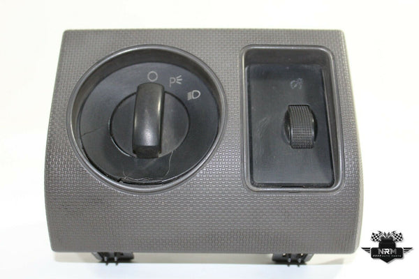 08 09 10 Ford F-250 F-350 Headlight and Dimmer Switch With Trim Bezel Gray