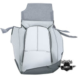 2011-2014 Ford F-150 Passenger Right Side Bottom Cloth Seat Cover Steel Gray