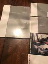 2004 Nissan Altima User Guide Owner's Manual w/ Case