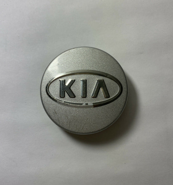 05 06 07 08 Kia Sportage Optima Sedona Wheel Center Hub Cap Silver Aluminum