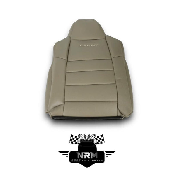 2003-2007 Ford F-250 F-350 Lariat Synthetic Leather Driver Seat Cover Back Tan