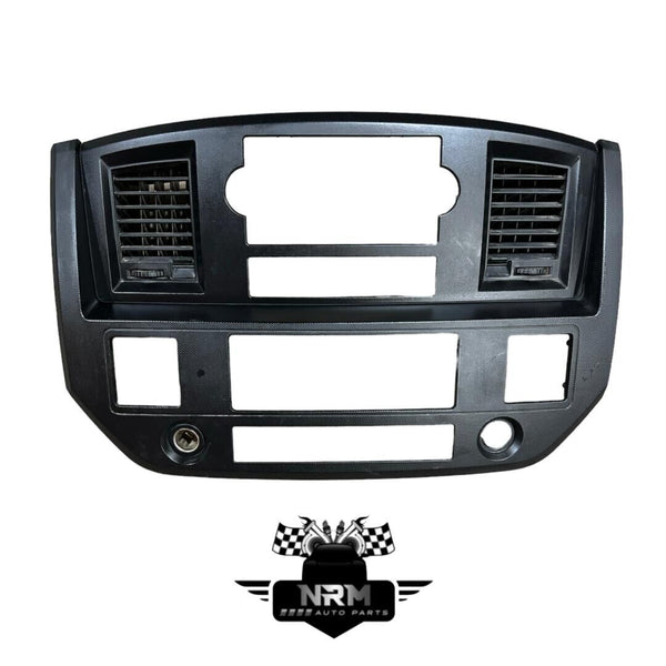 2006-2009 Dodge Ram 1500 2500 3500 Dash Radio/Climate Control Bezel 5JU26DX9AD*