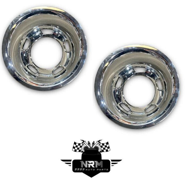 2019 - 2023 Dodge 3500 Rear Wheel Hub Cap Simulator 2 Piece Chrome