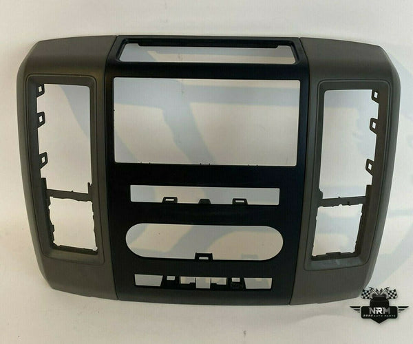 09 10 11 12 Dodge Ram 1500 2500 3500 Center Dash Radio Bezel Trim Gray W/ Black