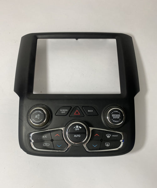 2013 - 2018 Ram 1500 AC HVAC Control Temperature Dual Zone Radio Bezel 8.4