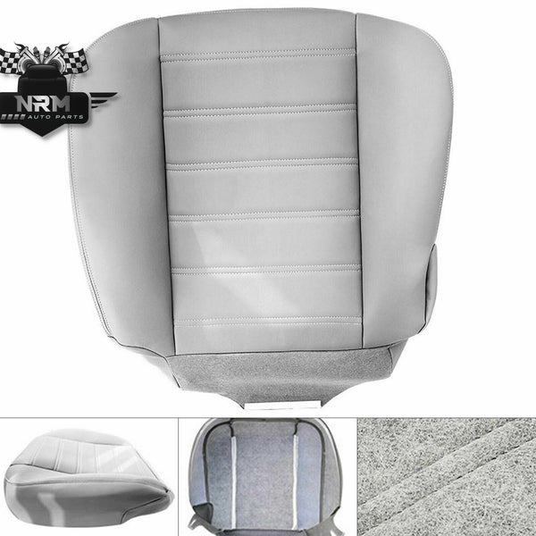 2003-2007 Hummer H2 Left Side Seat Cover Leather Wheat Gray