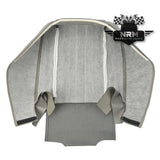 2003-2014 Chevrolet Express/GMC Savana Work Van Left Driver Bottom Cloth Seat Cover Pewter Gray