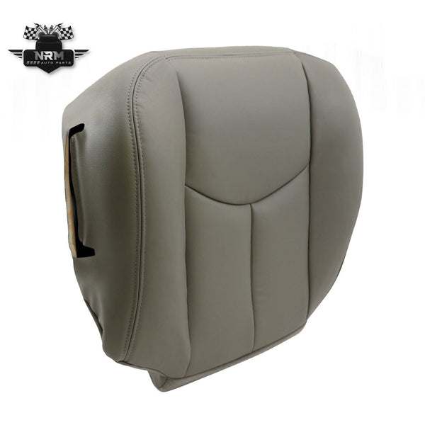 2003-2006 Chevrolet Tahoe Suburban Left Driver Bottom Leather Seat Cover Pewter Gray