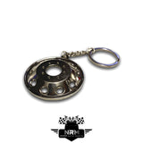 Dually Dual Aluminum Alcoa Wheel Key Chain Car Keychain Great Gift for Car Enthusiast