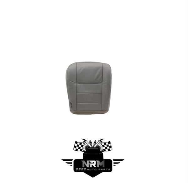 2002-2007 Ford F-250 F-350 F-450 F-550 Super Duty Seat Bottom Passenger Right Cover Grey Synthethic Leather Lariat